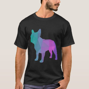 Frenchie Mens French Bulldog Poly Design T-Shirt