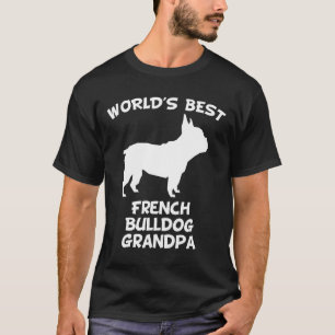 Frenchie Mens Wellds Bestes Französisches Bulldog  T-Shirt