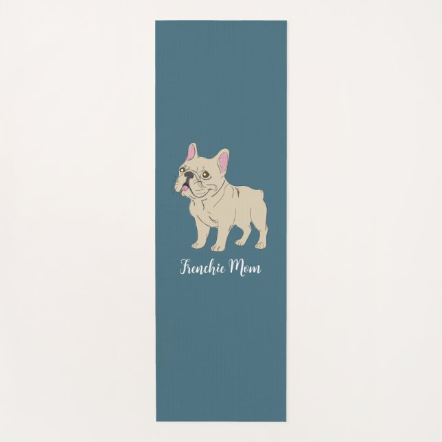 Frenchie Mom Yogamatte (Vorderseite)