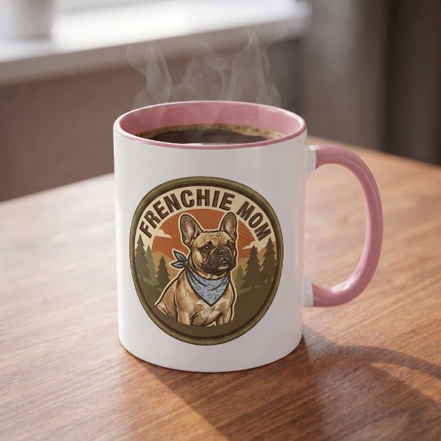 Frenchie-Mutter-Kaffeetasse | Geschenk für Französ Tasse (Von Creator hochgeladen)