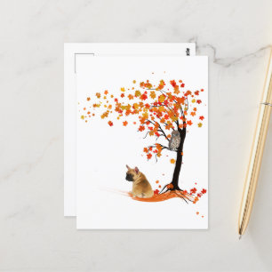 Frenchie My Spirit Animals Owl Frenchie Lovers Postkarte