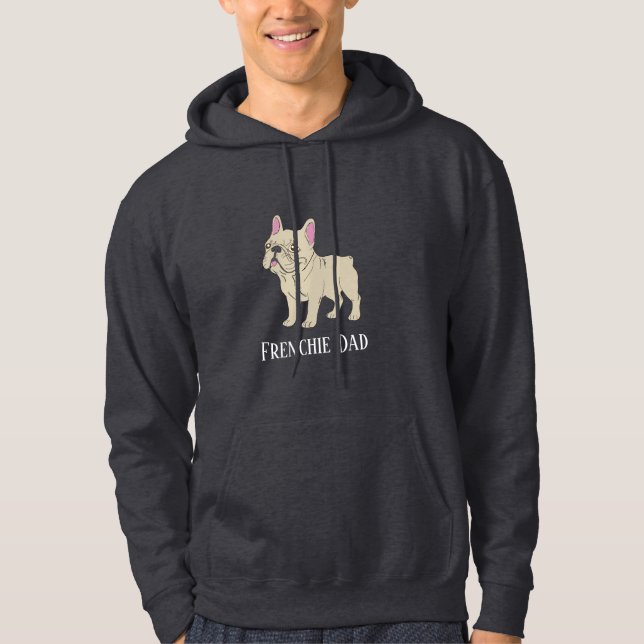 Frenchie Papa Hoodie (Vorderseite)