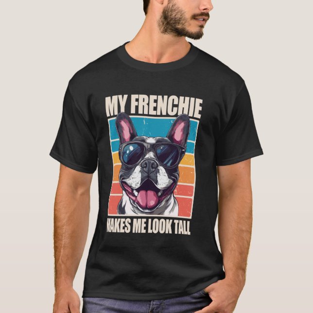 Frenchie Papa T-Shirt (Vorderseite)