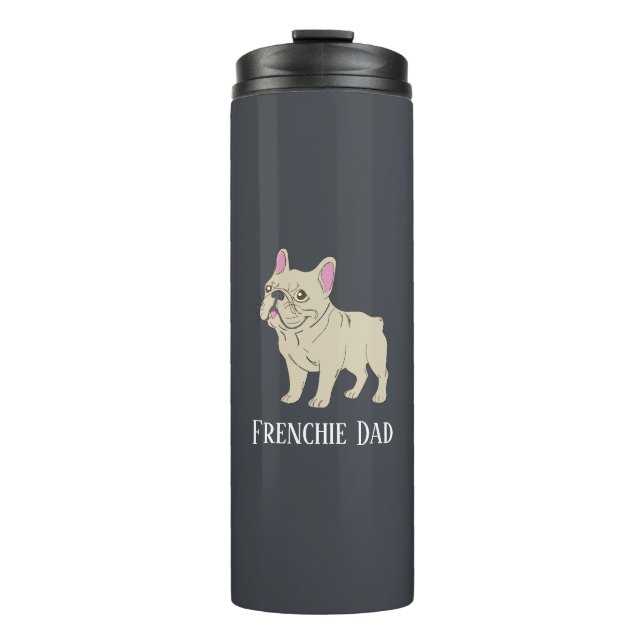 Frenchie Papa Thermosbecher (Vorderseite)