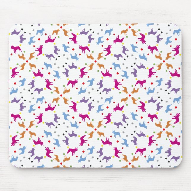 Frenchie Pattern Mousepad (Vorne)