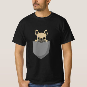 Frenchie Pocket Funny French Bulldog Gift T-Shirt
