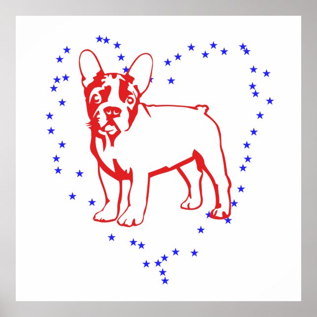 Frenchie Poster (Vorne)