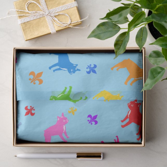Frenchie  seidenpapier (Geschenk)