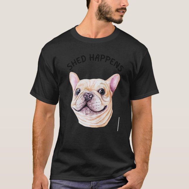 Frenchie Sloppy Kisser French Bulldog Kisses T-Shirt (Vorderseite)