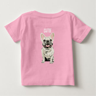 Frenchie, süßer Hund Baby T-shirt