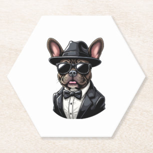 Frenchie The Gangster Untersetzer