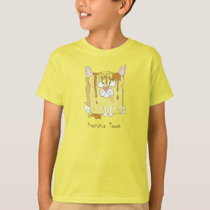 Frenchie Toast French Bulldog Kid's Boy's T - Shir T-Shirt