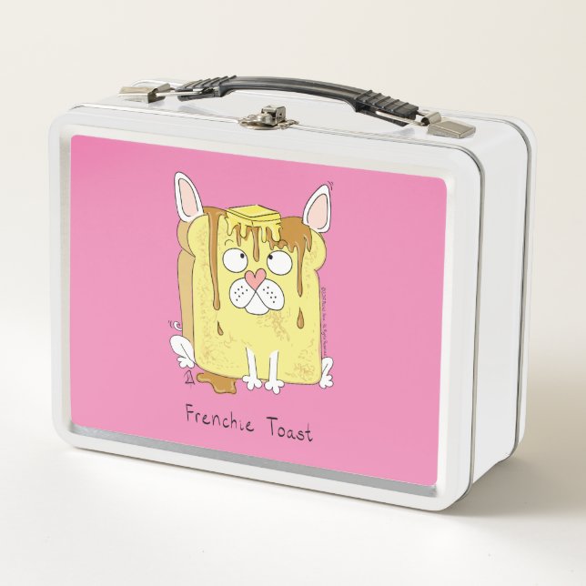 Frenchie Toast French Bulldog Lunch Box (Vorderseite)