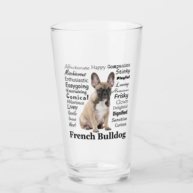 Frenchie Traits Tumbler (Vorderseite)