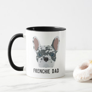 Frenchie Vater Blue Merle French Bulldog Tasse