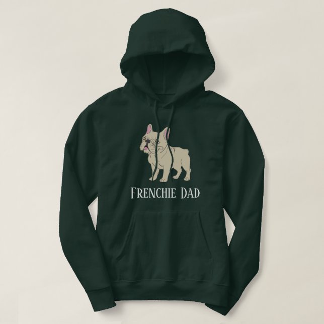 Frenchie-Vater Hoodie (Design vorne)