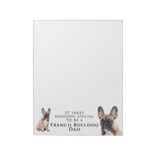 Frenchie Vater Notepad Notizblock