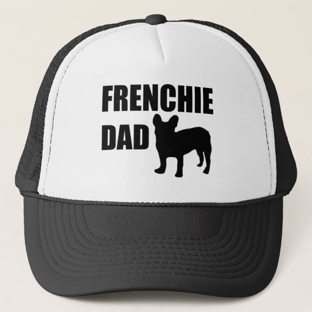 Frenchie Vater Truckerkappe (Vorderseite)
