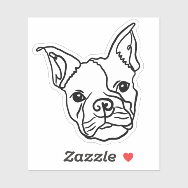 Frenchie Vibes Aufkleber (Blatt)