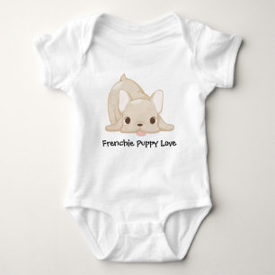 Frenchie Welpen-Liebe Baby Strampler
