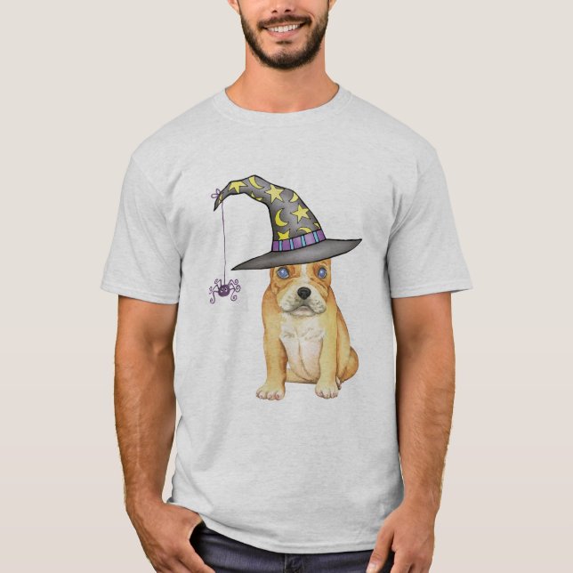 Frenchie Witch T-Shirt (Vorderseite)