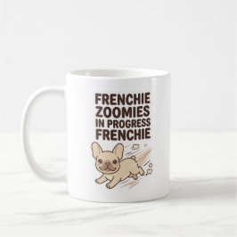 Frenchie Zoomies im Gange Lustiger Französischer B Kaffeetasse
