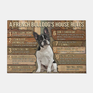 Frenchies Doormat, Dog Decor, French Bulldog Fußmatte