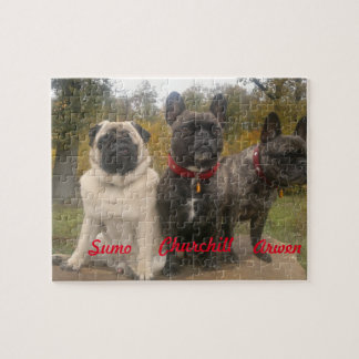 Frenchies u. Möpse Puzzle