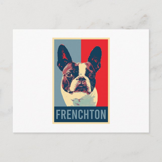 Frenchton Dog Postkarte (Vorderseite)