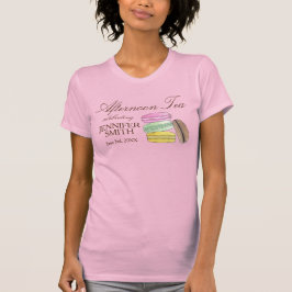 Frenh Macarons Wedding Shower Afternoon Tea Party T-Shirt