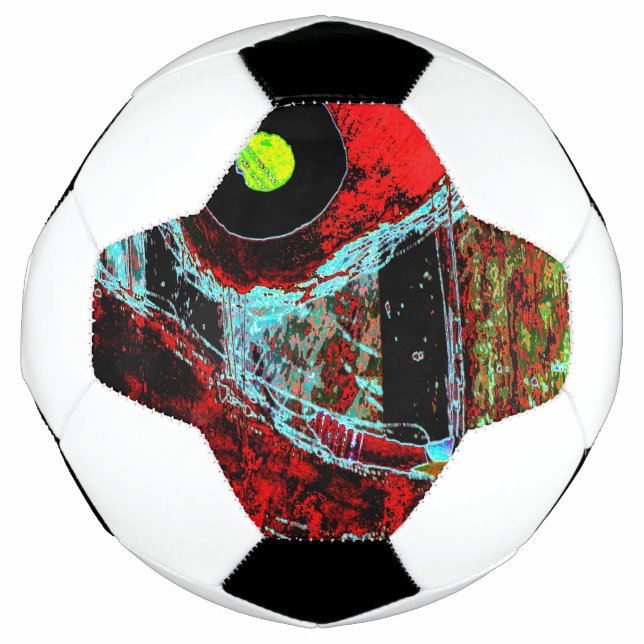 Frequency Serpent – Abstract Energy Compact Mirror Fußball (Vorderseite)