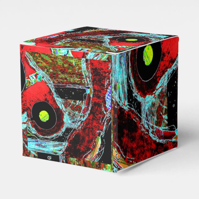 Frequency Serpent – Abstract Energy Favor Box Geschenkschachtel (Vorderseite)