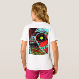 Frequenzschlange – Kompaktes Spiegelbild abstrakte T-Shirt