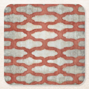 Frequenzsymmetrie VI Rechteckiger Pappuntersetzer