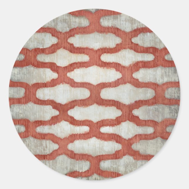 Frequenzsymmetrie VI Runder Aufkleber (Vorderseite)