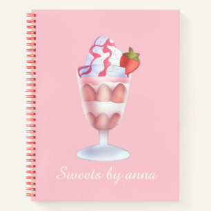 Fresas Con Crema Mexicanas Notizbuch