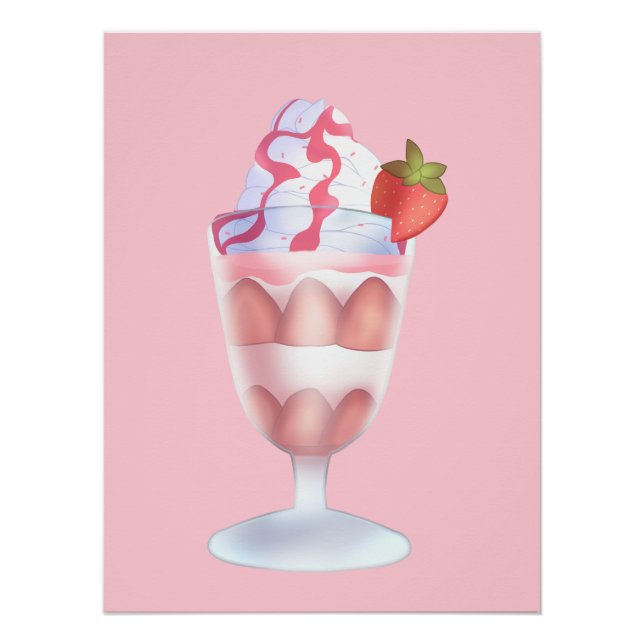 Fresas Con Crema Mexicanas Poster (Vorderseite)