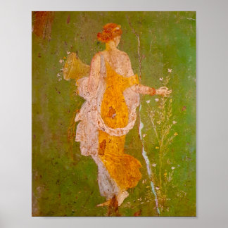 Fresco in der Villa Ariadne, Pompeji Poster