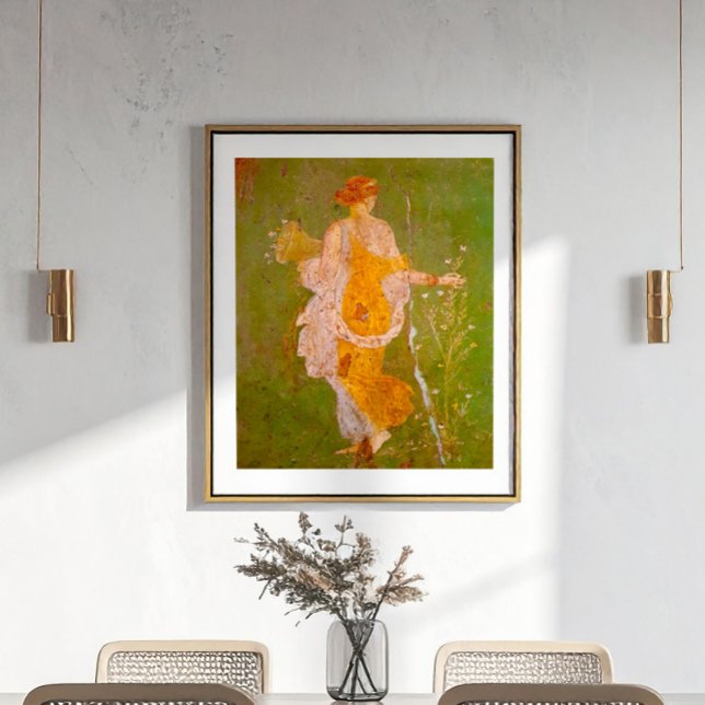 Fresco in der Villa Ariadne, Pompeji Poster (Von Creator hochgeladen)