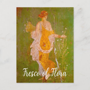Fresco in der Villa Ariadne, Pompeji Postkarte