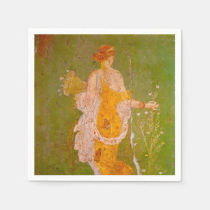 Fresco in der Villa Ariadne, Pompeji Serviette