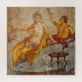 Fresco Private Drink Szene in Pompeji Puzzle