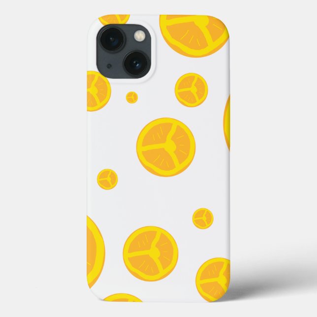 Fresh and Fun Orange Fruchtdesign Phone Case (Rückseite)