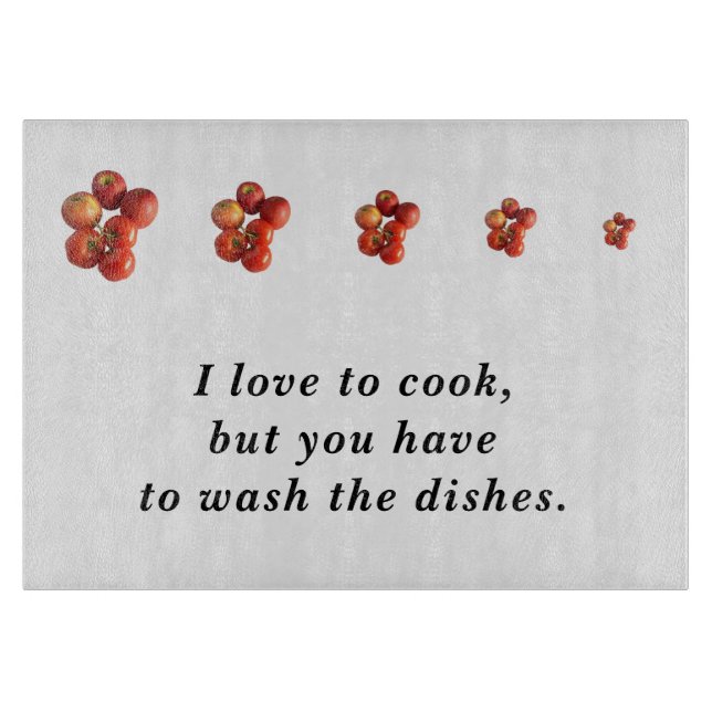 Fresh Apples and Tomatoes Rectangle Cutting Board Schneidebrett (Vorderseite)