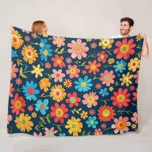 Fresh Blossom Energy 60x80 Fleece Blanket
