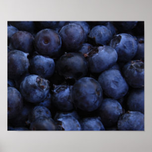 Fresh Blueberries Poster