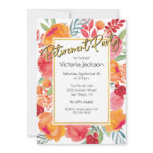 Fresh Blume Gold Foil Retirement Party