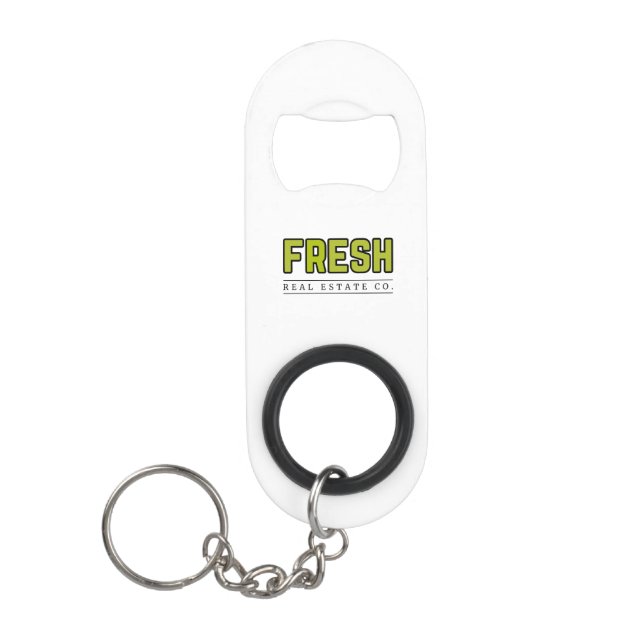 FRESH Bottle Opener w/ Keychain (mini) Mini Flaschenöffner (Vorderseite)