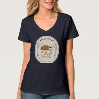 Fresh Bread Club Vintage Bäckerei T-Shirt | Cozy C