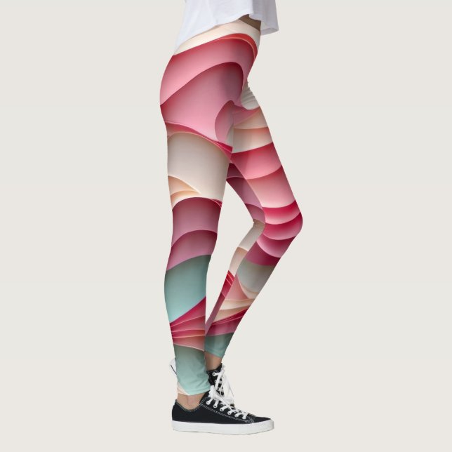 Fresh Candy Colored Waves Leggings (Rechts)